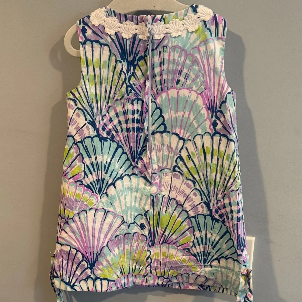 Lilly Pulitzer Multicolor Shell Print Kids Dress - Picture 7 of 15